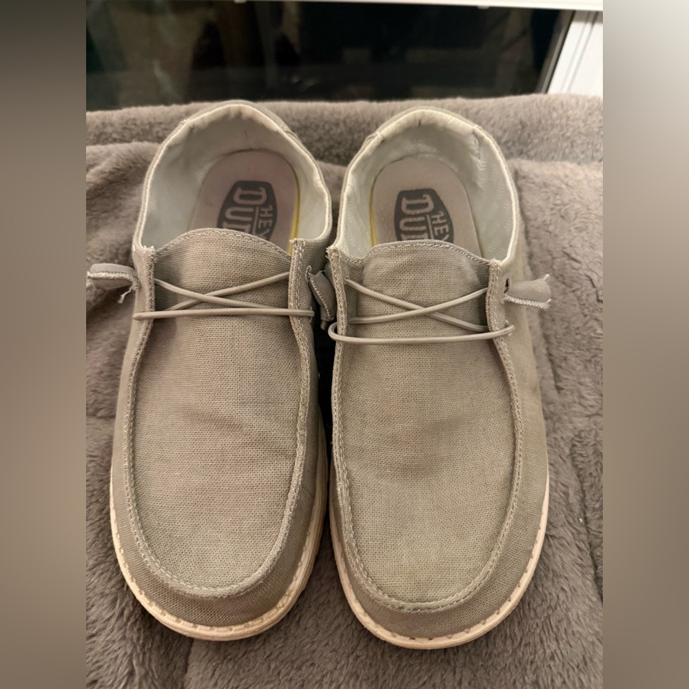 Hey Dude Wendy chambray shoes